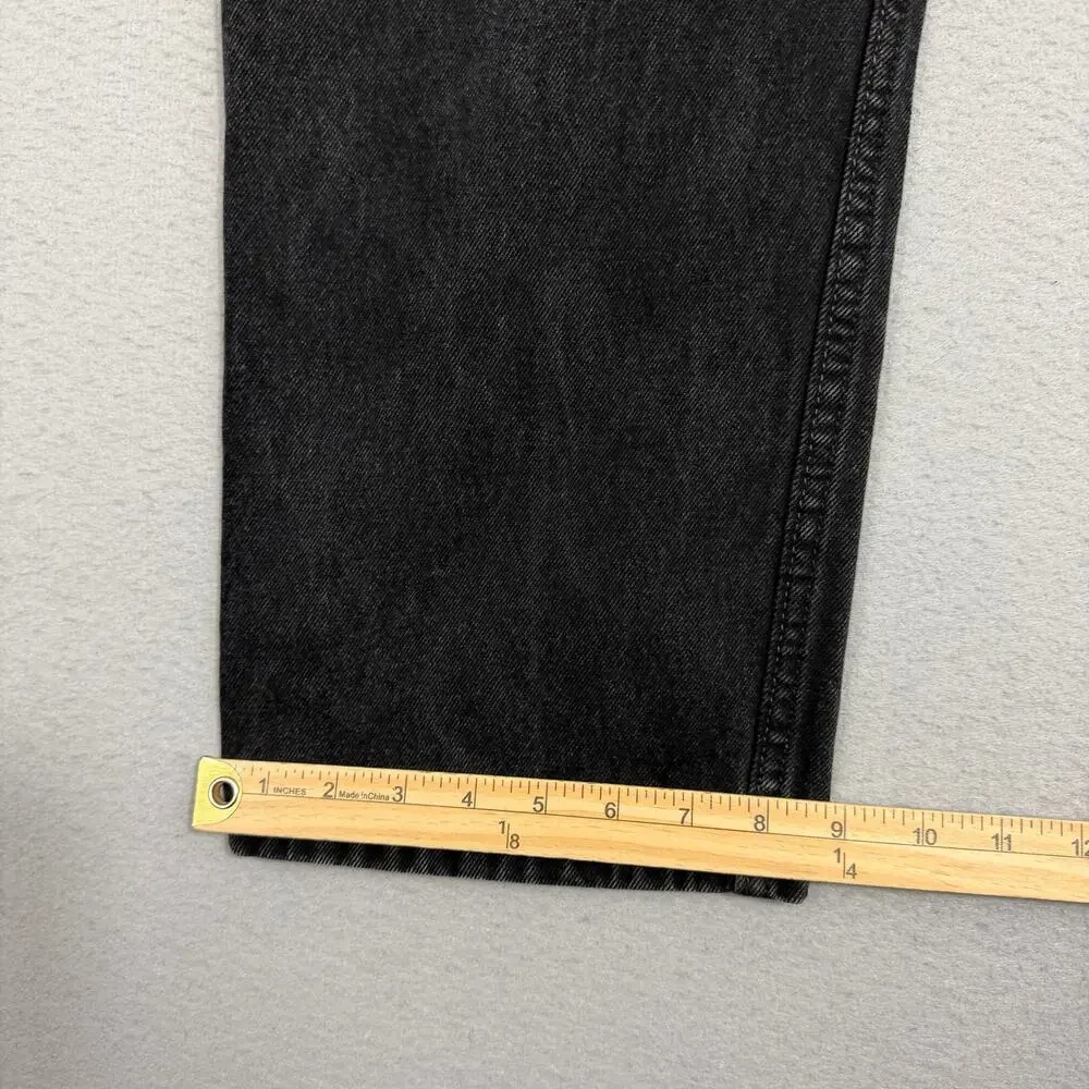 Vintage Levis 550 Relaxed Fit Jeans Men's 34x30 Black Denim y2k 2007 Western